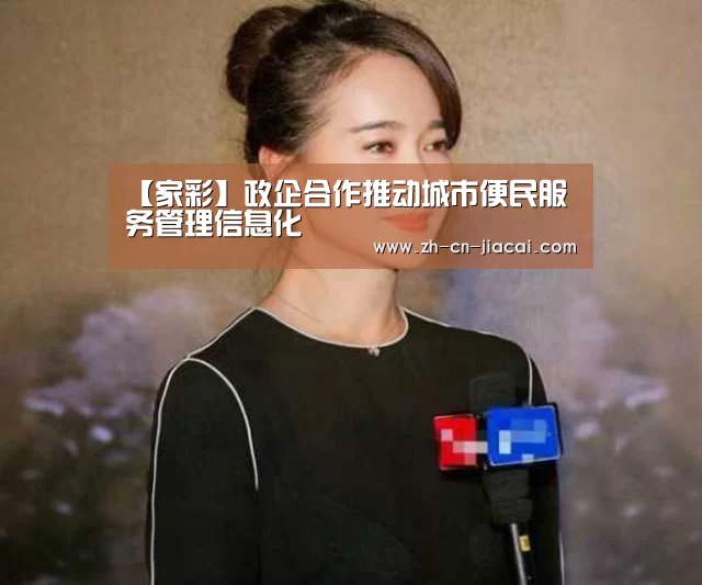 【家彩】政企合作推动城市便民服务管理信息化(图2) 家彩
