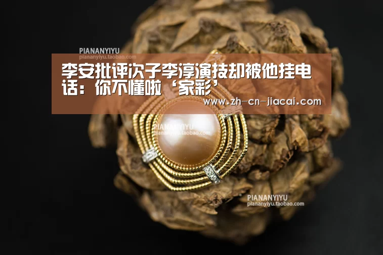 李安批评次子李淳演技却被他挂电话:你不懂啦‘家彩’(图2) 家彩